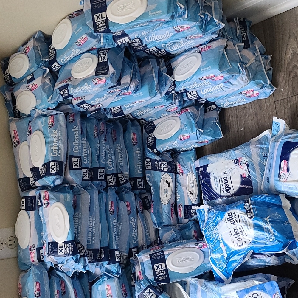 Cottonelle wipes xl 10 packs brand new